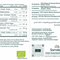 Sibirischer Ginseng BIO Pulver - 100g