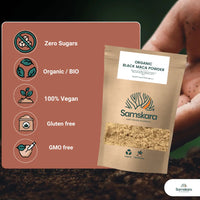 Bio Schwarze Maca als Pulver - 500g