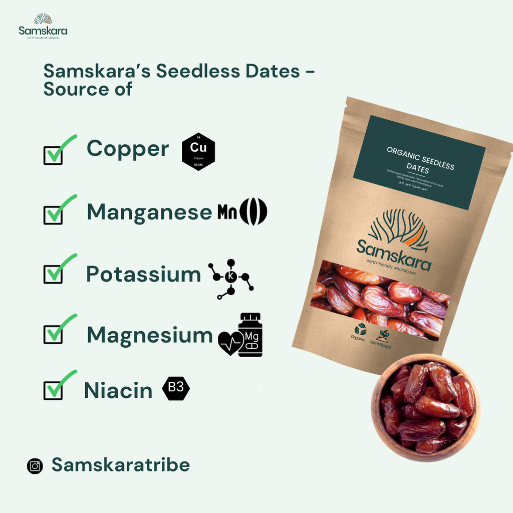 Dátiles Deglet Nour Sin Hueso BIO - 1kg