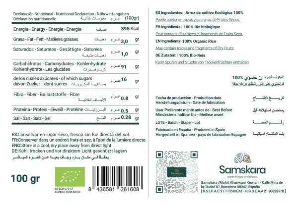 Leche de Arroz en Polvo BIO - 500g