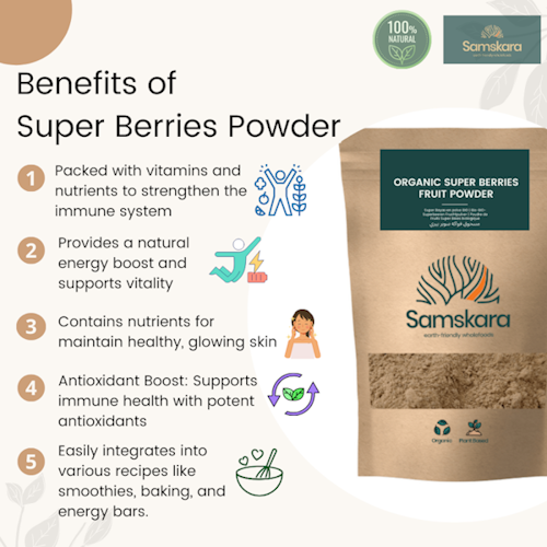 Superfrutos Rojos en Polvo BIO - 100g