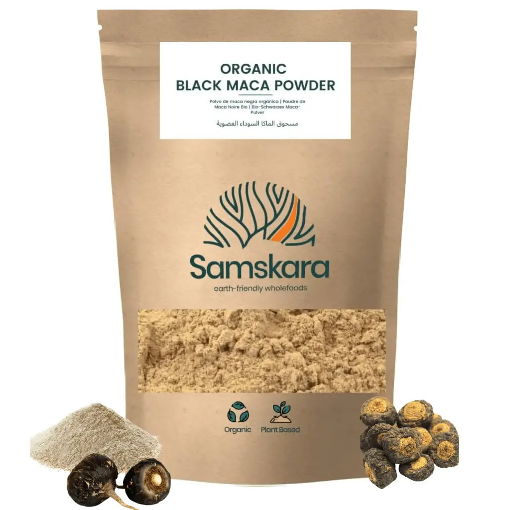 Bio Schwarze Maca als Pulver - 500g