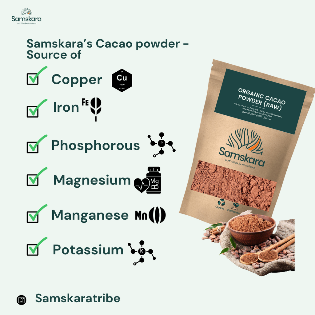 Cacao Crudo en Polvo BIO - 1kg