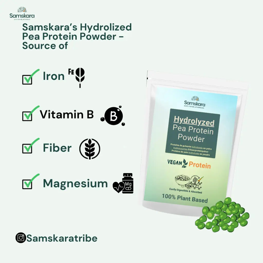 Proteína de Guisante Ultra Hidrolizada - 500g