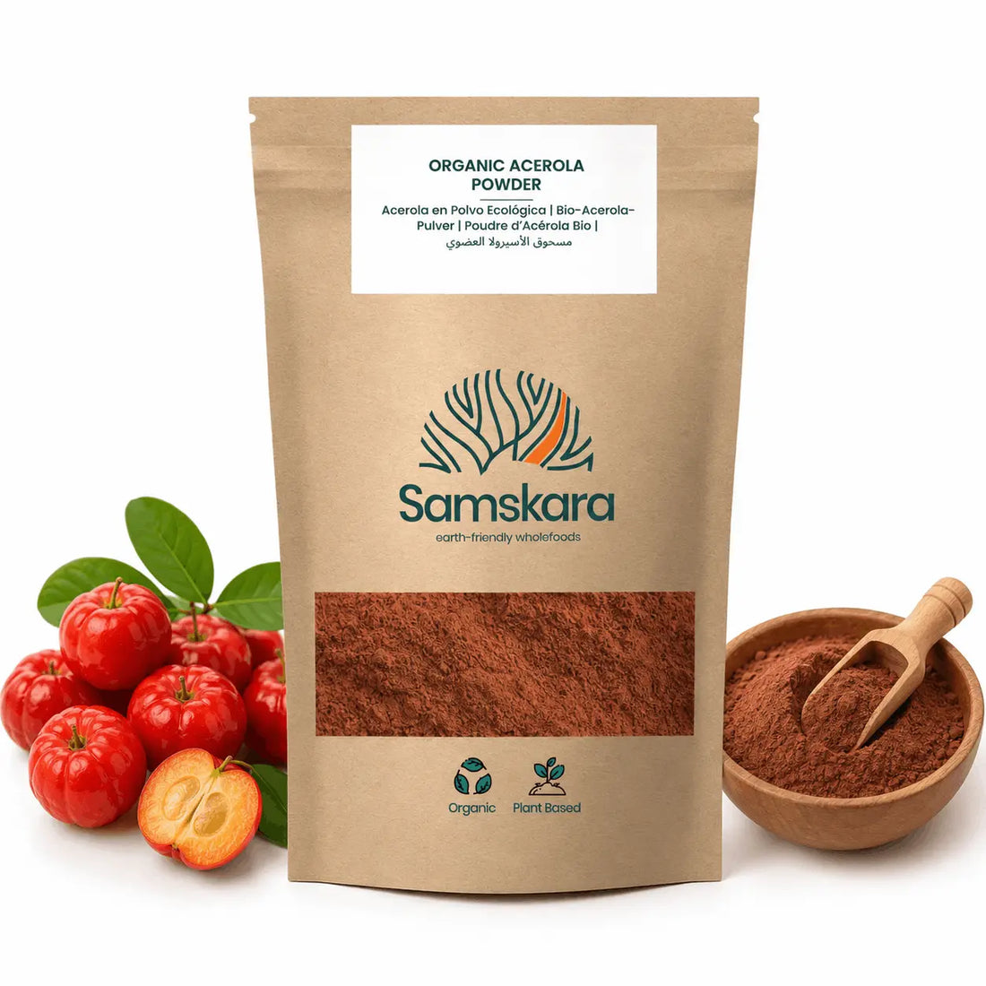 Acerola ecológica en polvo Samskara Tribe 180 g