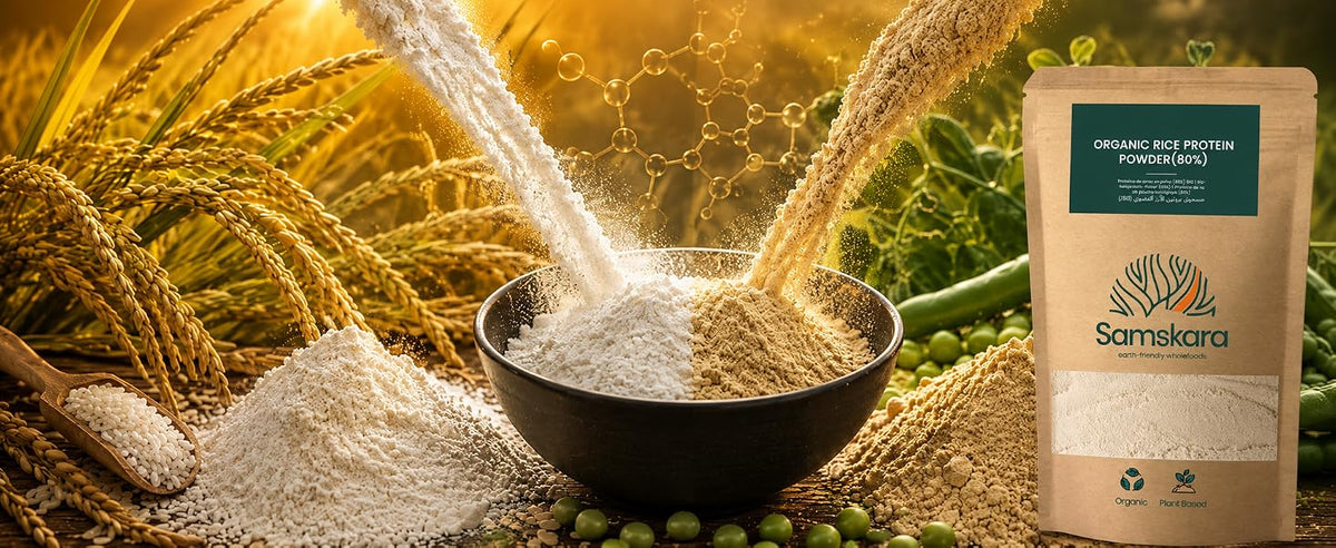 Proteína de arroz y proteína de guisante: socios que completan los nueve aminoácidos esenciales
