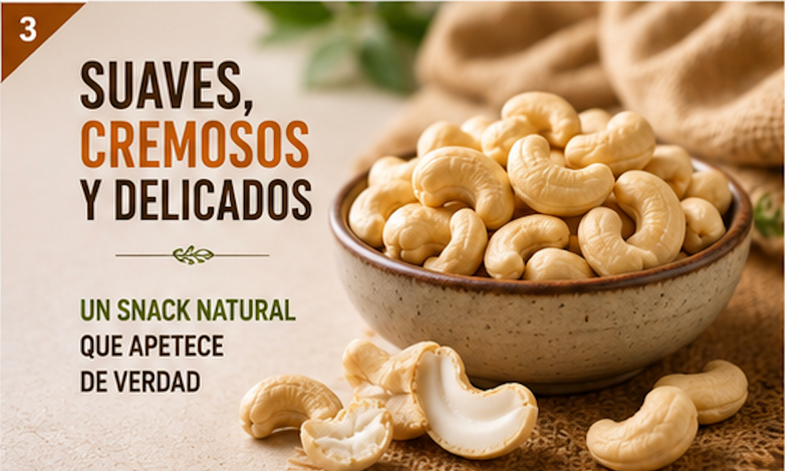 Anacardos Crudos Jumbo Premium - Envasados al Vacío