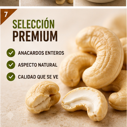 Anacardos Crudos Jumbo Premium - Envasados al Vacío